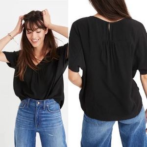 Madewell Rhyme Top in Black